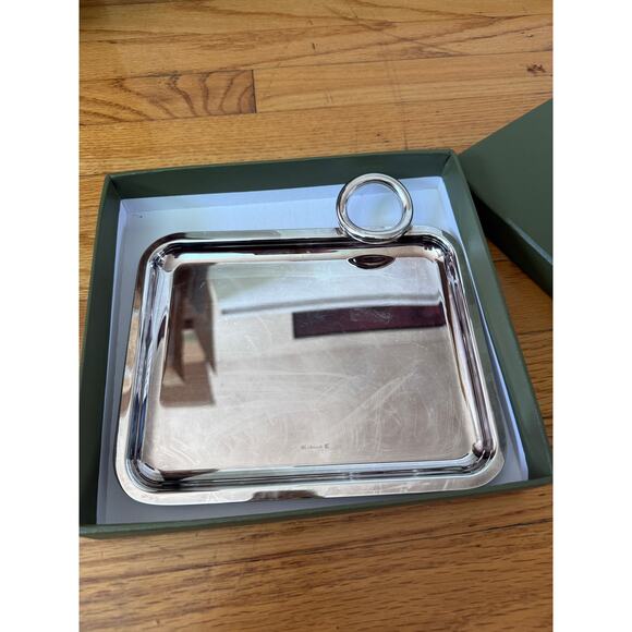 Christofle Vertifgo Silver Plated Tray - Picture 2 of 5